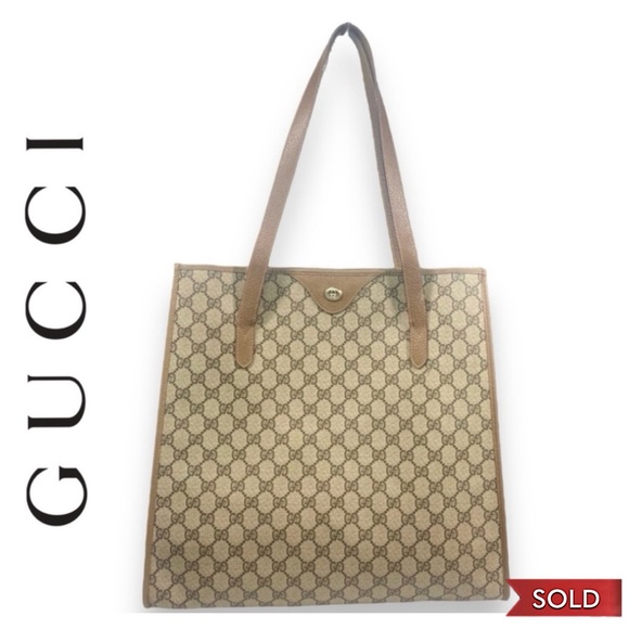 Gucci Handbags - 🔴SOLD🔴Gucci Supreme GG monogram tote bag